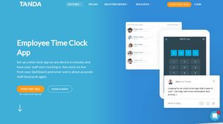 Employee Time Clock App | Tanda