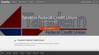 Tandem Federal Credit Union Warren MI, 48091 – Manta.com