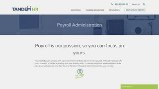 HR Payroll Administration | Tandem HR makes payroll easy!