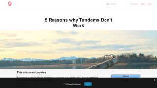5 Reasons why Tandems Don't Work | smarterGerman