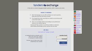 Tandem Exchange | Find Language Partners For Free
