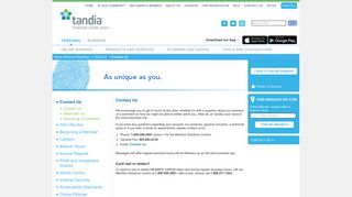 Tandia - Contact Us