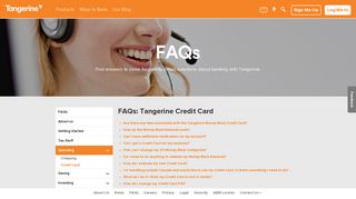 Credit Card | Tangerine