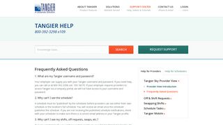 Frequently Asked Questions | Tangier Software
