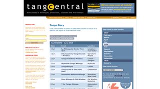 February - Tango Central - your tango diary