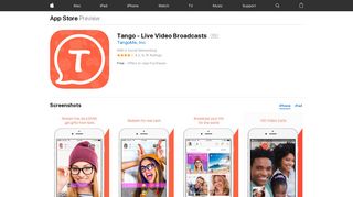 Tango - Live Video Broadcasts on the App Store - iTunes - Apple