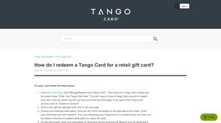 How do I redeem a Tango Card for a retail gift card? – Tango Card ...