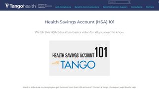 Health Savings Account (HSA) 101 - Tango Health : Tango Health