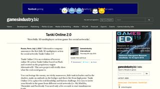 Tanki Online 2.0 | GamesIndustry.biz