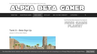 Tanki X – Beta Sign Up | Alpha Beta Gamer