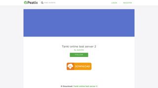 Tanki online test server 2 | Peatix