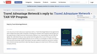 Travel Advantage Network - TAN VIP Program Jun 28, 2018 @ Pissed ...