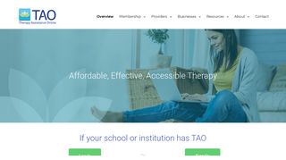 TAO Connect – Therapy assistance online committed to reducing ...