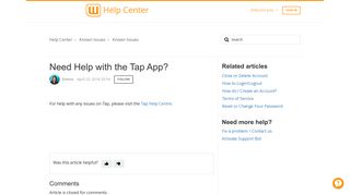 Need Help with the Tap App? – Help Center - Wattpad Support