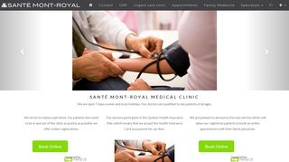 Sante Mont-Royal Medical Clinic | Montreal clinic | Medical clinic