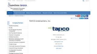 About Us - TAPCO Underwriters, Inc. - NHAIA