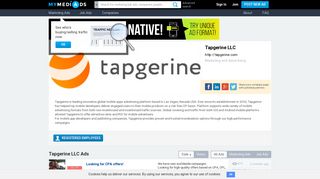 Tapgerine LLC | MyMediAds
