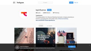 TapInfluence (@tapinfluence) • Instagram photos and videos