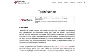 TapInfluence Review - Pricing and Features | Software Reviews