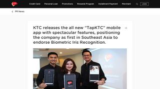 KTC releases the all new “TapKTC” mobile app with spectacular ...