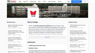 T.A. Pai Management Institute (TAPMI), Manipal – PaGaLGuY