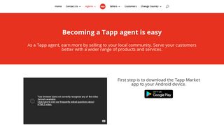 Want to become an agent? Click here. - Agents - Tapp Market