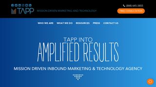 Tapp Network: Inbound Marketing & Technology For Nonprofits & B2B