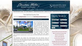 Tara Golf And Country Club – Real Estate for Sale – Sarasota