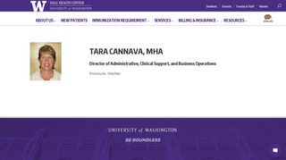 Tara Cannava, MHA Director, Administrative, Clinical Support, and ...