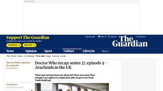Doctor Who recap: series 37, episode 4 – Arachnids in the UK ...