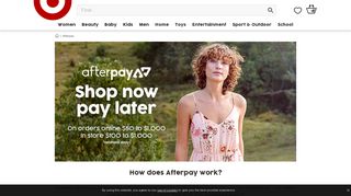 Afterpay | Target Australia
