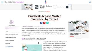 Practical Steps to Master Cartwheel by Target - The Balance Everyday