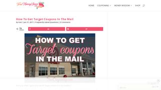 How To Get Target Coupons In The Mail