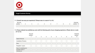 Target Customer Survey - Research.net