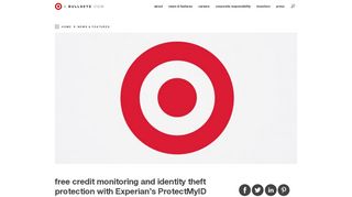free credit monitoring and identity theft protection ... - Target Corporate