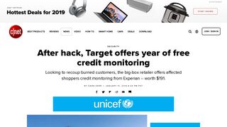 After hack, Target offers year of free credit monitoring - CNET
