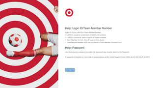 Help for Login ID & Password - Target