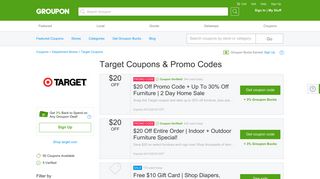 $10 Off Target Coupons, Promo Codes & Deals 2019 - Groupon
