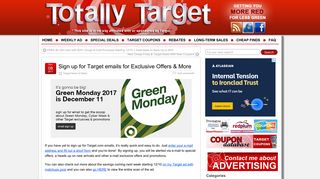 Sign Up For Target Emails For Exclusive Offers & More | TotallyTarget ...