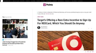 Target's Offering a Rare Extra Incentive to Sign Up For REDCard ...