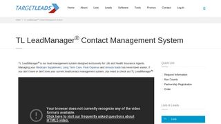 TL LeadManager Lead Distribution and Contact Management System ...