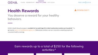 Health Rewards - GEHA