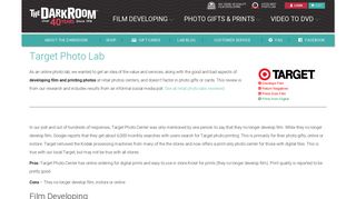 Target Photo Lab - The Darkroom
