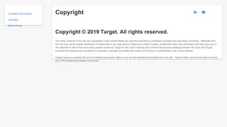 Copyright © 2018 Target. All rights reserved. - Partners Online