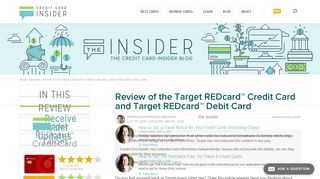 2019 Review: Target REDcard Credit Card and REDcard Debit Card
