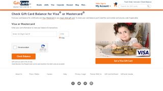 Visa Gift Card Balance – Mastercard Gift Card Balance | GiftCards.com