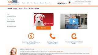 Target Gift Card Balance | GiftCards.com