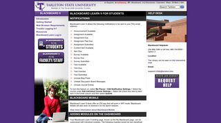 Blackboard Learn 9 for Students - Tarleton State University