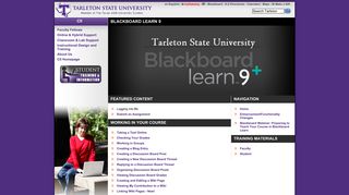 Blackboard Learn 9 - Tarleton State University