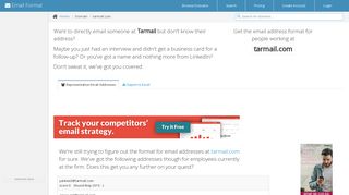 Email Address Format for tarmail.com | Email Format